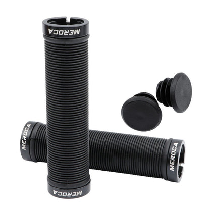 MEROCA Mountain Bike Anti-slip Shock Absorber Riding Grip Cover, Style:, One Side Lock ME38 Black, One Side Lock ME38 Red, One Side Lock ME38 Sky Blue, Bilateral Lock Thread ME15 Black, Bilateral Lock Thread ME15 Red, Bilateral Lock Thread ME15 Green  ...
