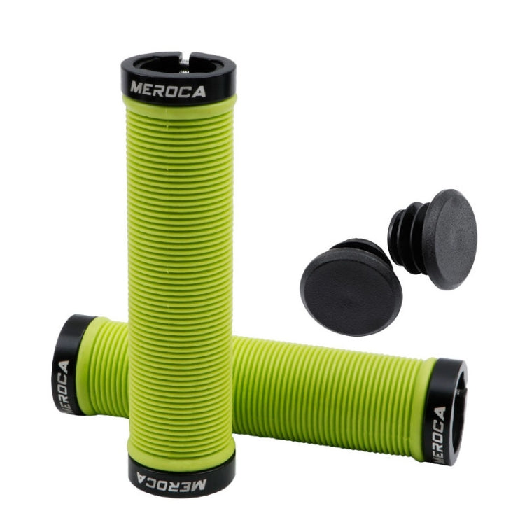 MEROCA Mountain Bike Anti-slip Shock Absorber Riding Grip Cover, Style:, One Side Lock ME38 Black, One Side Lock ME38 Red, One Side Lock ME38 Sky Blue, Bilateral Lock Thread ME15 Black, Bilateral Lock Thread ME15 Red, Bilateral Lock Thread ME15 Green  ...