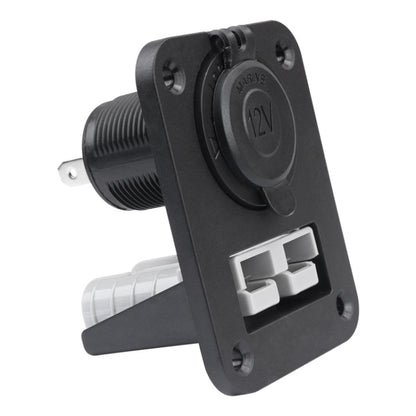 Andersen Panel Large Current Plug With 12V Cigarette Lighter Panel Combination, PA5403