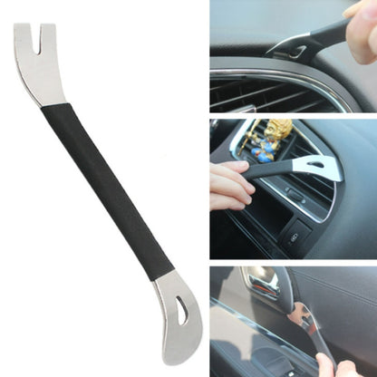 Pied de biche en acier inoxydable pour panneau de porte audio de voiture, 2 pièces en acier inoxydable