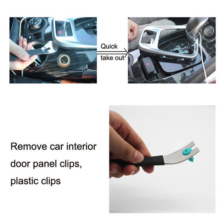 Pied de biche en acier inoxydable pour panneau de porte audio de voiture, 2 pièces en acier inoxydable