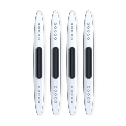 4 PCS Car Door Anti-Static Silicone Airbag Anti-Collision Strip, Black, White, Transparent