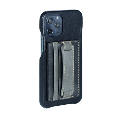 2 PCS Leather Phone Card Sleeve Back Sticker Wrist Pull Strap Holder, Card Sleeve Black, Card Sleeve Brown, Card Sleeve Blue, Card Sleeve Red