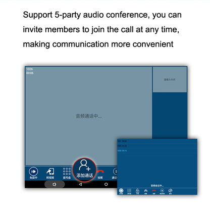 S09 8 Inch HD Audio And Video Conference 6 SIP Line PSP Line PSTN/VOIP IP Business Office Phone, S09