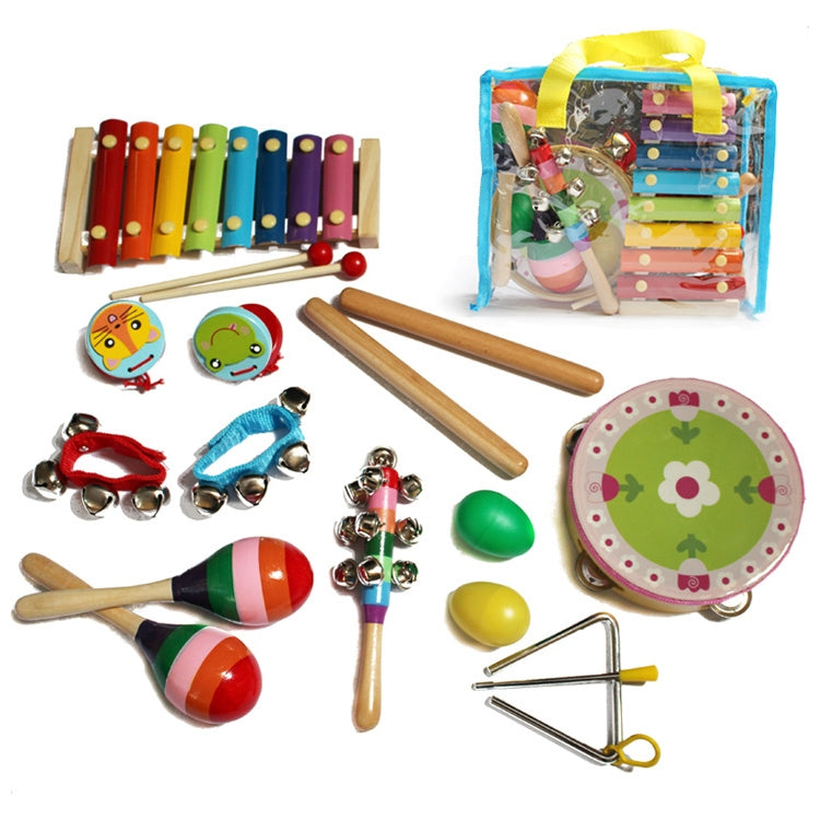 Ensemble de 14 instruments de percussion Orff pour enfants