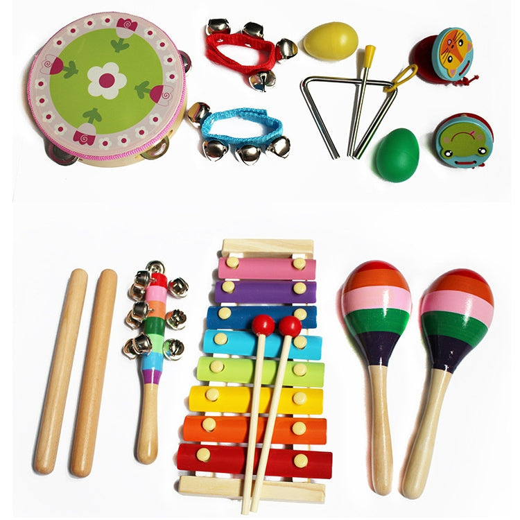 Ensemble de 14 instruments de percussion Orff pour enfants