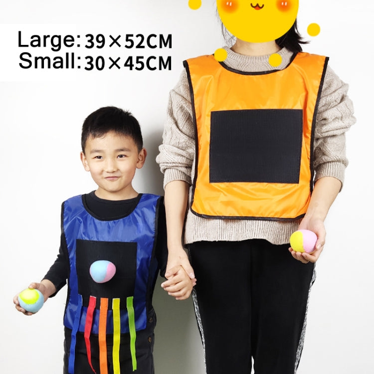 Children Dodgeball Vest For Parent-child Outdoor Games With 5 Balls, Small (Red), Small (Blue), Small (Yellow), Small (Orange), Small (Green), Large (Red), Large (Blue), Large (Yellow), Large (Orange), Large (Green), Small + 5 Tails (Red)              ...