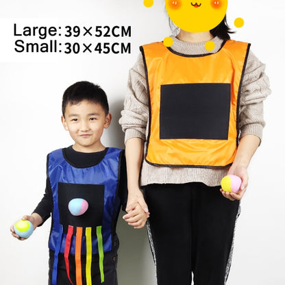 Children Dodgeball Vest For Parent-child Outdoor Games With 5 Balls, Small (Red), Small (Blue), Small (Yellow), Small (Orange), Small (Green), Large (Red), Large (Blue), Large (Yellow), Large (Orange), Large (Green), Small + 5 Tails (Red)              ...