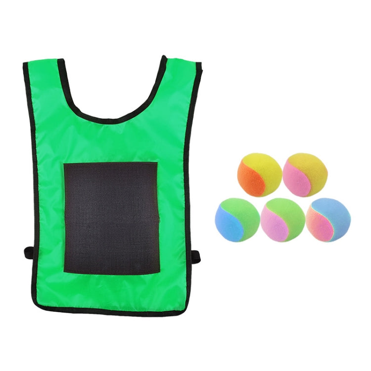 Children Dodgeball Vest For Parent-child Outdoor Games With 5 Balls, Small (Red), Small (Blue), Small (Yellow), Small (Orange), Small (Green), Large (Red), Large (Blue), Large (Yellow), Large (Orange), Large (Green), Small + 5 Tails (Red)              ...