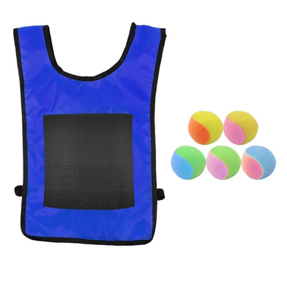 Children Dodgeball Vest For Parent-child Outdoor Games With 5 Balls, Small (Red), Small (Blue), Small (Yellow), Small (Orange), Small (Green), Large (Red), Large (Blue), Large (Yellow), Large (Orange), Large (Green), Small + 5 Tails (Red)              ...