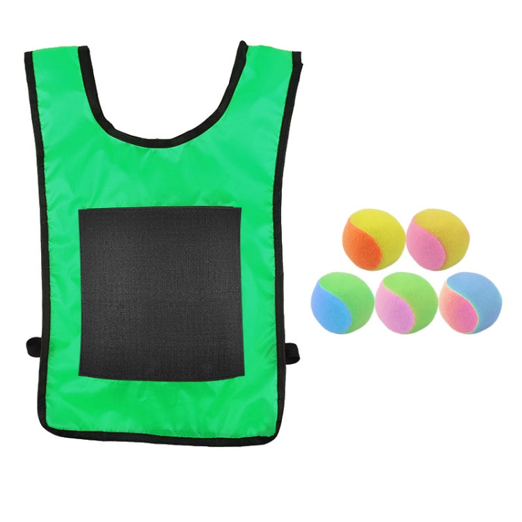 Children Dodgeball Vest For Parent-child Outdoor Games With 5 Balls, Small (Red), Small (Blue), Small (Yellow), Small (Orange), Small (Green), Large (Red), Large (Blue), Large (Yellow), Large (Orange), Large (Green), Small + 5 Tails (Red)              ...