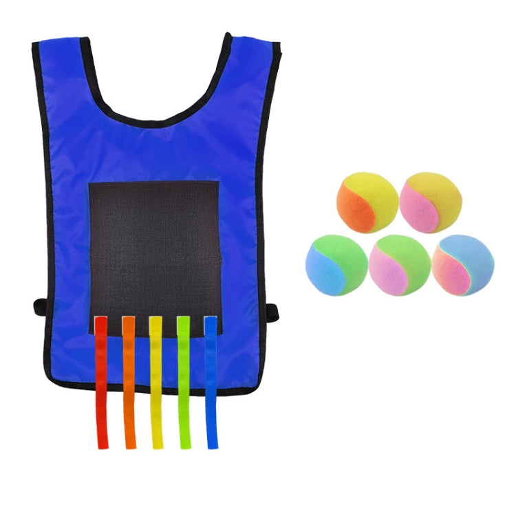 Children Dodgeball Vest For Parent-child Outdoor Games With 5 Balls, Small (Red), Small (Blue), Small (Yellow), Small (Orange), Small (Green), Large (Red), Large (Blue), Large (Yellow), Large (Orange), Large (Green), Small + 5 Tails (Red)              ...
