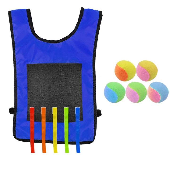 Children Dodgeball Vest For Parent-child Outdoor Games With 5 Balls, Small (Red), Small (Blue), Small (Yellow), Small (Orange), Small (Green), Large (Red), Large (Blue), Large (Yellow), Large (Orange), Large (Green), Small + 5 Tails (Red)              ...
