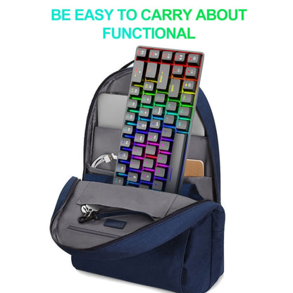 ZIYOU LANG T8 68 Keys RGB Luminous Gaming Mechanical Keyboard, Cable Length:1.6m, T8 White Green Shaft, T8 White Red Shaft, T8 Blue Green Shaft, T8 Pink Green Shaft, T8 Purple Green Shaft, T8 Black Green Shaft, T8 Black Tea Shaft