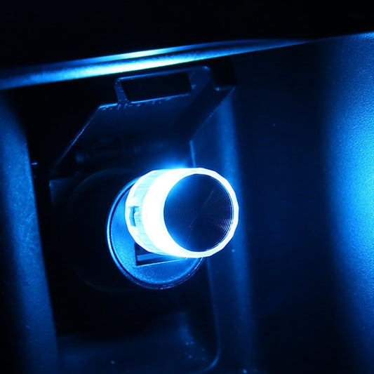 Lampe d'ambiance LED universelle USB décorative pour voiture, blanc, bleu glacier, violet, rouge, jaune, bleu profond, flash coloré, flash lent coloré