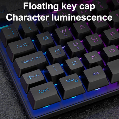 ZIYOU LANG T2 88 Keys Gaming Mechanical Luminous Keyboard and Mouse Set, Cable Length: 1.6m, T2 Blue, T2 Black, T2 White
