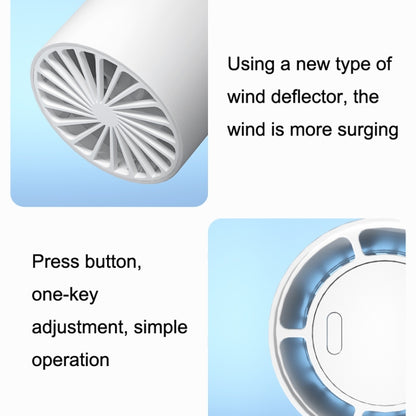 Mini ventilateur de cou suspendu sans pales USB N1 Mini, Mini ventilateur blanc