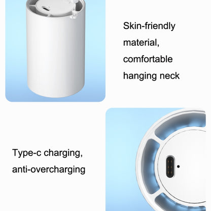 Mini ventilateur de cou suspendu sans pales USB N1 Mini, Mini ventilateur blanc