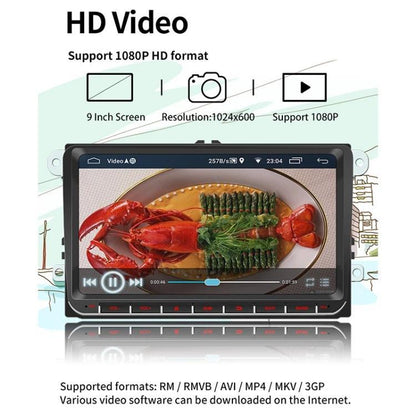 Car HD 9 Inch Radio Receiver MP5 Player For Volkswagen, Support Bluetooth, GPS, WiFi