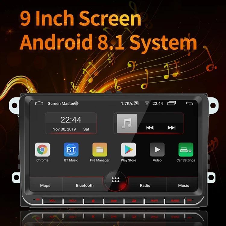 Car HD 9 Inch Radio Receiver MP5 Player For Volkswagen, Support Bluetooth, GPS, WiFi