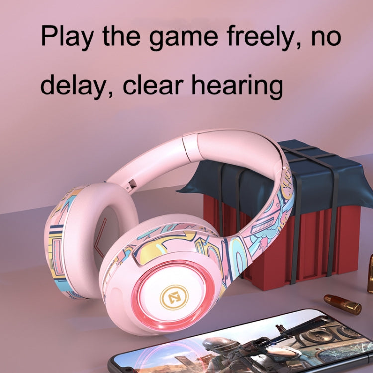 EL-A2 Gaming Ambient Light Folding Wireless Bluetooth Headset
