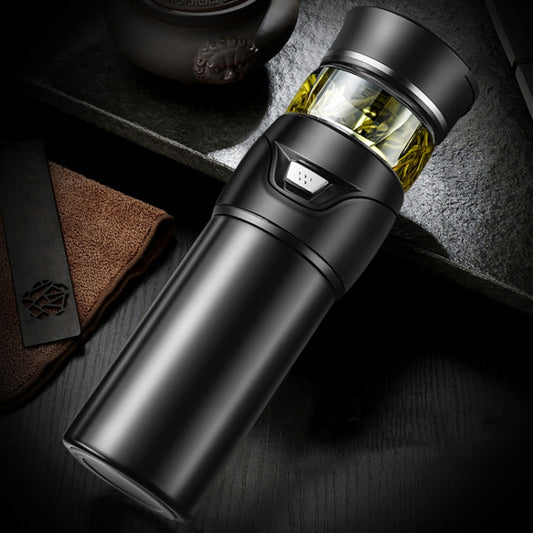 101-500ML Insulation Cup Tea Water Separation Tea Cup,Style:, Stainless Steel  Black, Stainless Steel  Coffee, Stainless Steel  Gray, Black+Gift Box, Coffee+Gift Box, Gray+Gift Box, Glass Black+Gift Box, Glass Coffee+Gift Box, Glass Gray+Gift Box      ...