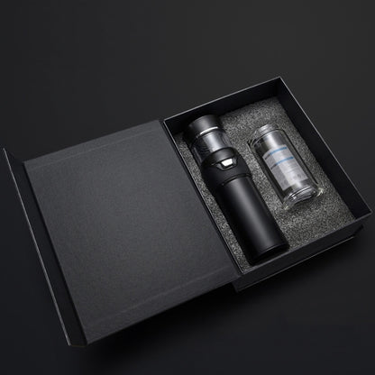 101-500ML Insulation Cup Tea Water Separation Tea Cup,Style:, Stainless Steel  Black, Stainless Steel  Coffee, Stainless Steel  Gray, Black+Gift Box, Coffee+Gift Box, Gray+Gift Box, Glass Black+Gift Box, Glass Coffee+Gift Box, Glass Gray+Gift Box      ...