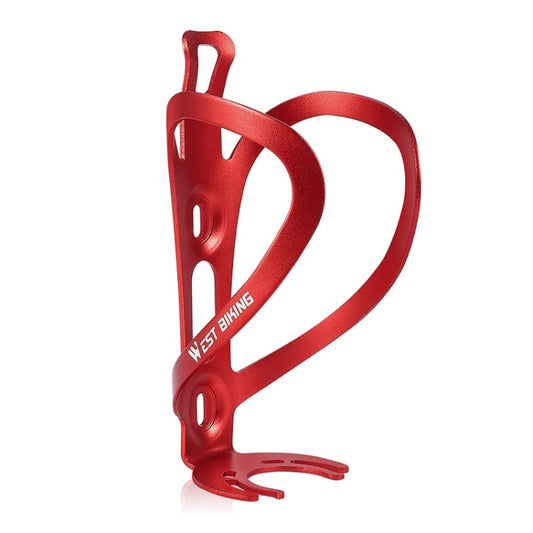 Porte-bouteille de boisson en aluminium WEST BIKING, noir, rouge, coloré