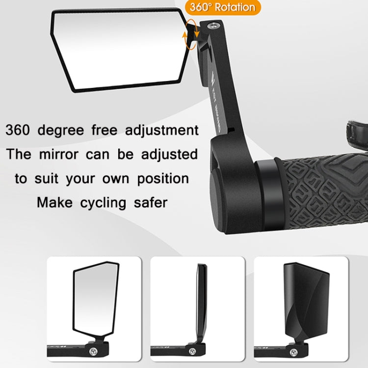 WEST BIKING Bicycle Handlebar Folding Mirror, WEST BIKING Folding Mirror