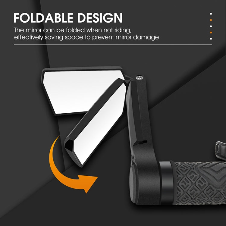 WEST BIKING Bicycle Handlebar Folding Mirror, WEST BIKING Folding Mirror