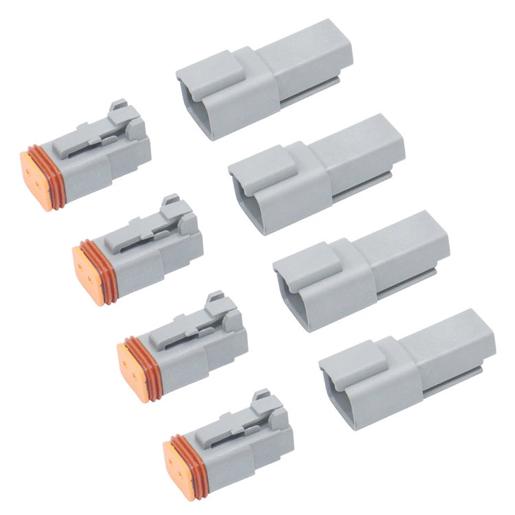 Car Waterproof Connector Conductive Connection Terminal, 4 PCS DT04-2P / DT06-2S With Copper, 4 PCS DT04-3P / DT06-3S With Copper, 2 PCS DT04-4P / DT06-4S With Copper, 2 PCS DT04-6P / DT06-6S With Copper, 2 PCS DT04-8P / DT06-8S With Copper������������...