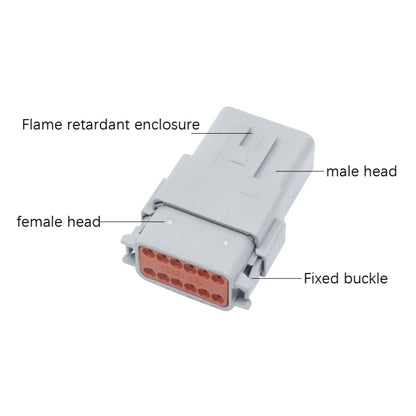 Car Waterproof Connector Conductive Connection Terminal, 4 PCS DT04-2P / DT06-2S With Copper, 4 PCS DT04-3P / DT06-3S With Copper, 2 PCS DT04-4P / DT06-4S With Copper, 2 PCS DT04-6P / DT06-6S With Copper, 2 PCS DT04-8P / DT06-8S With Copper������������...