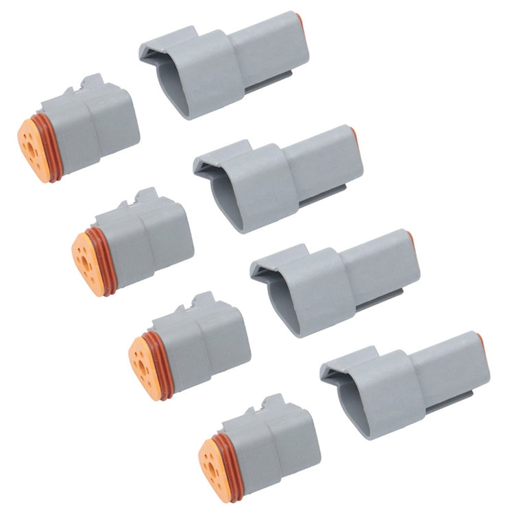 Car Waterproof Connector Conductive Connection Terminal, 4 PCS DT04-2P / DT06-2S With Copper, 4 PCS DT04-3P / DT06-3S With Copper, 2 PCS DT04-4P / DT06-4S With Copper, 2 PCS DT04-6P / DT06-6S With Copper, 2 PCS DT04-8P / DT06-8S With Copper������������...