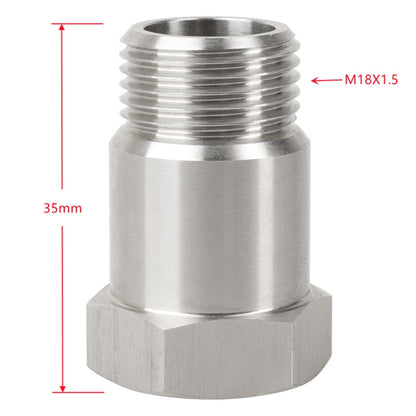 Car Oxygen Sensor Adapter Extended Joint M18x1.5, 2 PCS M18x1.5