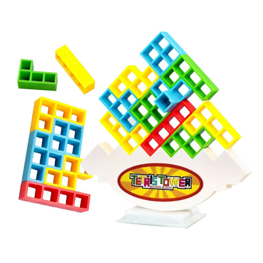 Jeu de société Balançoire empilable de blocs de construction pour parents et enfants, 32 pièces, 48 pièces