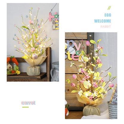 Easter LED Lights Colorful Egg Decorative Tree, 1, 2, 3, 4