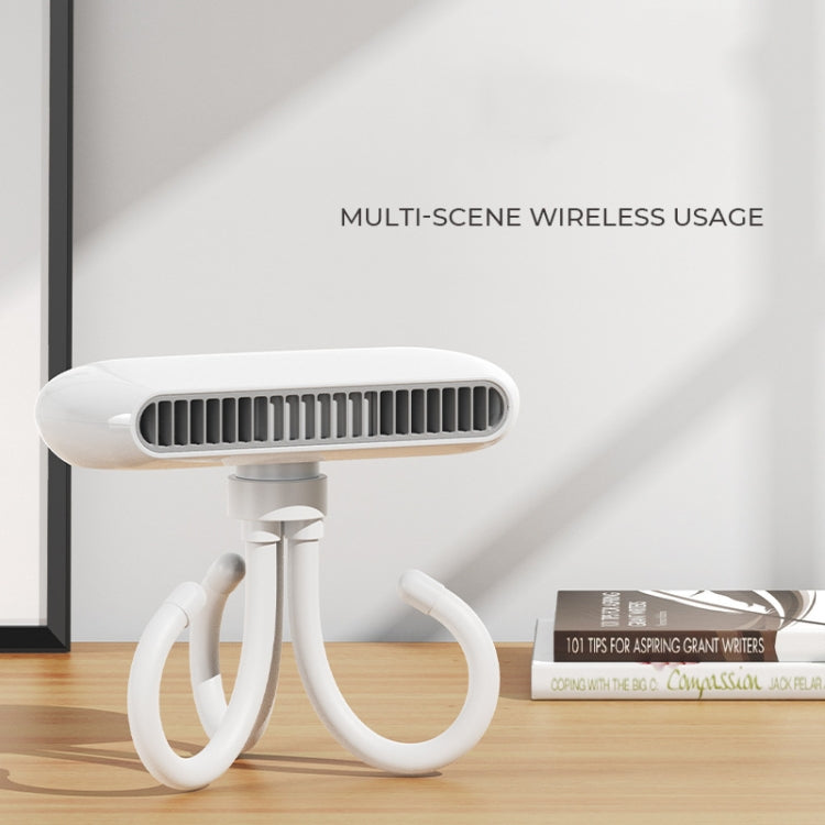 Mini ventilateur portatif rechargeable USB de bureau pour poussette, ventilateur Octopus, blanc, rose