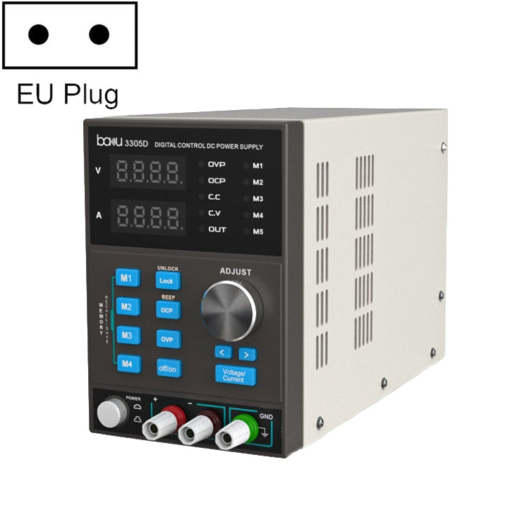 باكو BA-3305D مزود طاقة عالي تيار مستمر 5 أمبير/30 فولت CNC، قابس أمريكي BA-3305D، قابس أوروبي BA-3305D