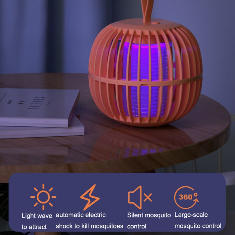 Lampe anti-moustiques veilleuse citrouille USB portable piège à moustiques électrique, piège à moustiques orange