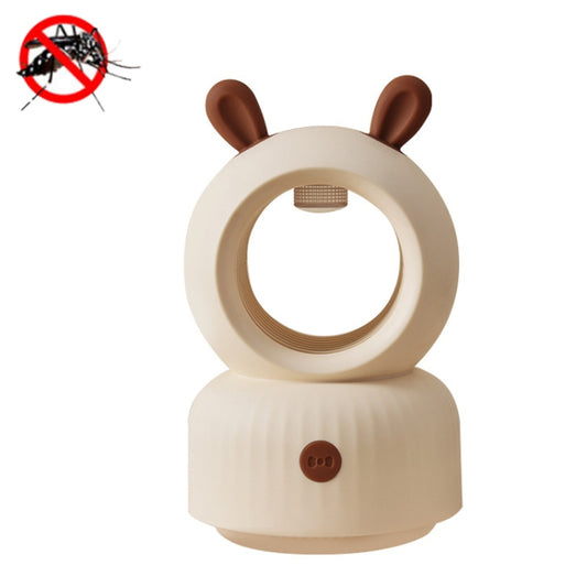 JM-008 Cute Pet Mosquito Lamp Inhalation USB Home Indoor Mute Mosquito Repellent, White, Beige