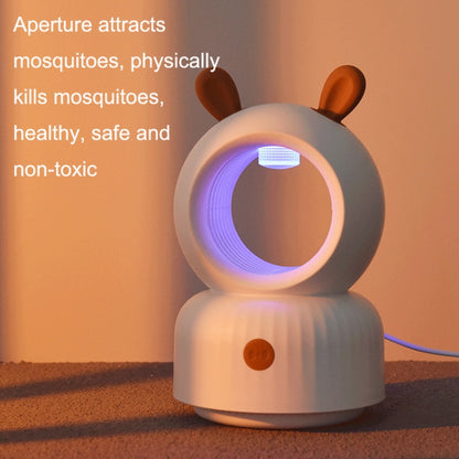 JM-008 Lampe anti-moustiques mignonne par inhalation USB, pour la maison, silencieuse, répulsif moustiques, blanc, beige
