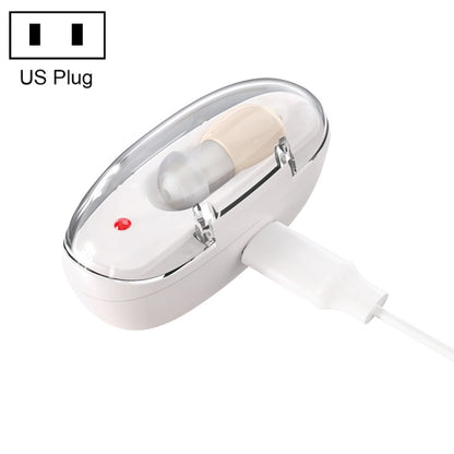 Elderly Sound Amplifier Portable Ear Canal Rechargeable Hearing Aid, Specification:, US Plug, EU Plug