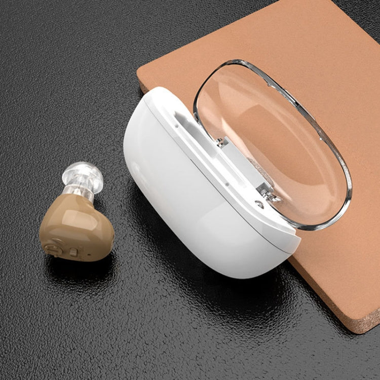 Elderly Sound Amplifier Portable Ear Canal Rechargeable Hearing Aid, Specification:, US Plug, EU Plug