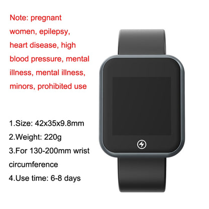 HZQW-101 Alarme Silencieuse Choc Montre Intelligente Sans Fil Correcteur de Repos au Lit