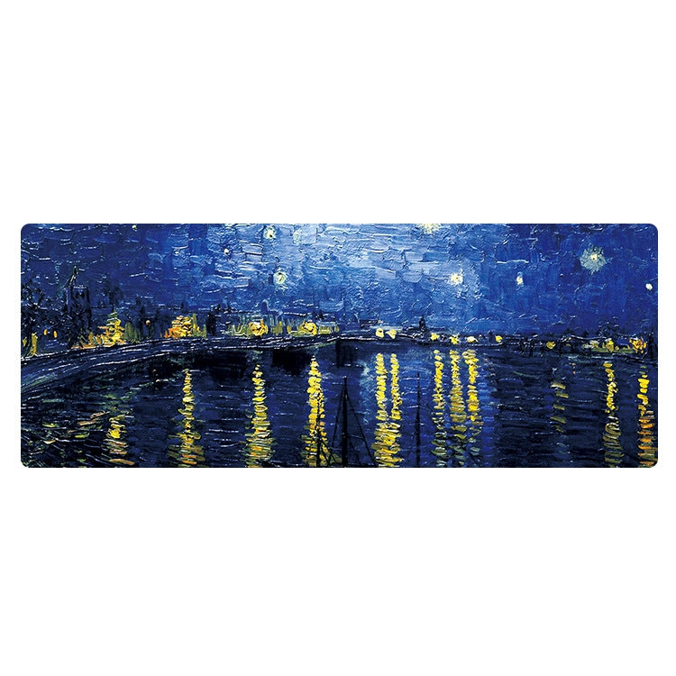 Am002 Large Oil Painting Desk Rubber Mouse Pad, 300x800x1.5mm No Stitched Edges, 300x800x2mm Stitched Edges, 300x800x3mm Stitched Edges, 300x800x4mm Stitched Edges, 300x800x5mm Stitched Edges, 400x900x1.5mm No Stitched Edges, 400x900x2mm Stitched Edges...