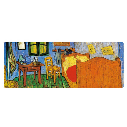 Am002 Large Oil Painting Desk Rubber Mouse Pad, 300x800x1.5mm No Stitched Edges, 300x800x2mm Stitched Edges, 300x800x3mm Stitched Edges, 300x800x4mm Stitched Edges, 300x800x5mm Stitched Edges, 400x900x1.5mm No Stitched Edges, 400x900x2mm Stitched Edges...