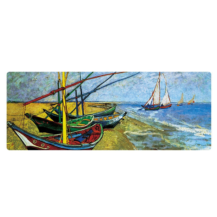 Am002 Large Oil Painting Desk Rubber Mouse Pad, 300x800x1.5mm No Stitched Edges, 300x800x2mm Stitched Edges, 300x800x3mm Stitched Edges, 300x800x4mm Stitched Edges, 300x800x5mm Stitched Edges, 400x900x1.5mm No Stitched Edges, 400x900x2mm Stitched Edges...