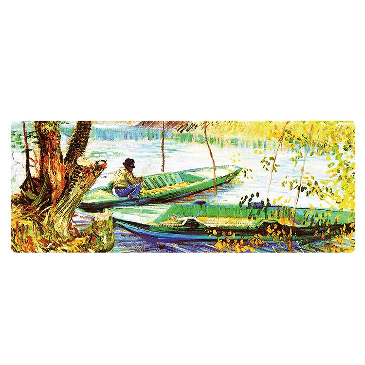 Am002 Large Oil Painting Desk Rubber Mouse Pad, 300x800x1.5mm No Stitched Edges, 300x800x2mm Stitched Edges, 300x800x3mm Stitched Edges, 300x800x4mm Stitched Edges, 300x800x5mm Stitched Edges, 400x900x1.5mm No Stitched Edges, 400x900x2mm Stitched Edges...