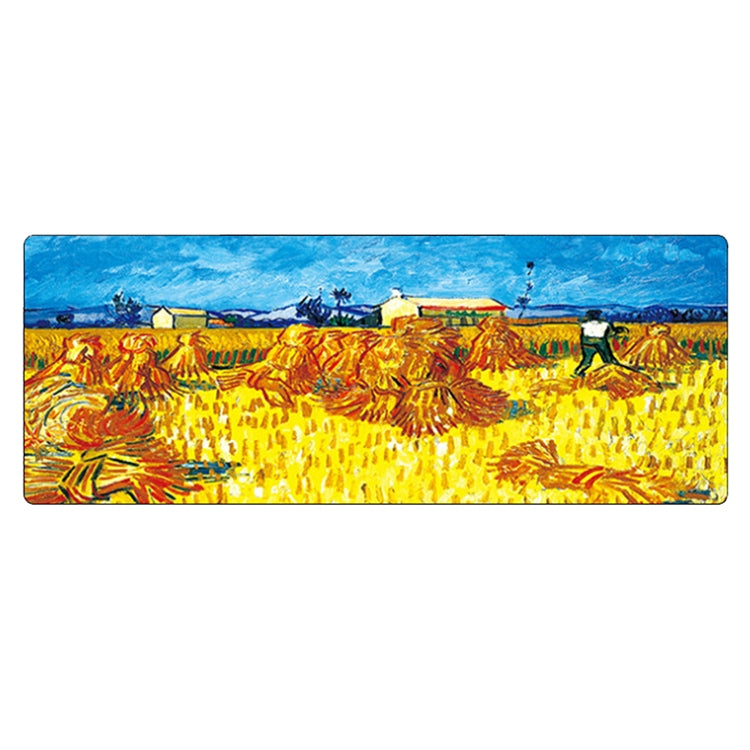 Am002 Large Oil Painting Desk Rubber Mouse Pad, 300x800x1.5mm No Stitched Edges, 300x800x2mm Stitched Edges, 300x800x3mm Stitched Edges, 300x800x4mm Stitched Edges, 300x800x5mm Stitched Edges, 400x900x1.5mm No Stitched Edges, 400x900x2mm Stitched Edges...