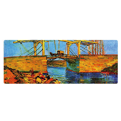 Am002 Large Oil Painting Desk Rubber Mouse Pad, 300x800x1.5mm No Stitched Edges, 300x800x2mm Stitched Edges, 300x800x3mm Stitched Edges, 300x800x4mm Stitched Edges, 300x800x5mm Stitched Edges, 400x900x1.5mm No Stitched Edges, 400x900x2mm Stitched Edges...